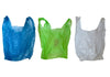 Colorful plastic grocery bags